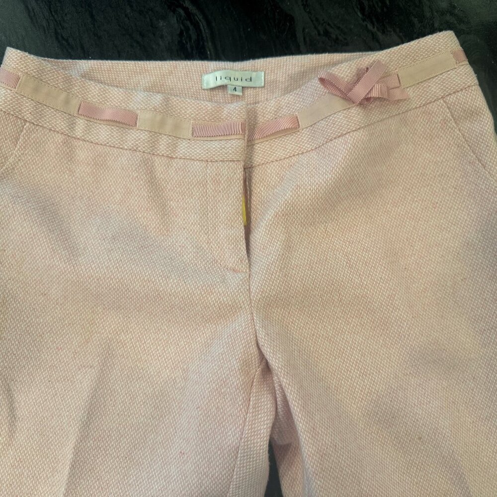 So cute Liquid Pink/white Pants